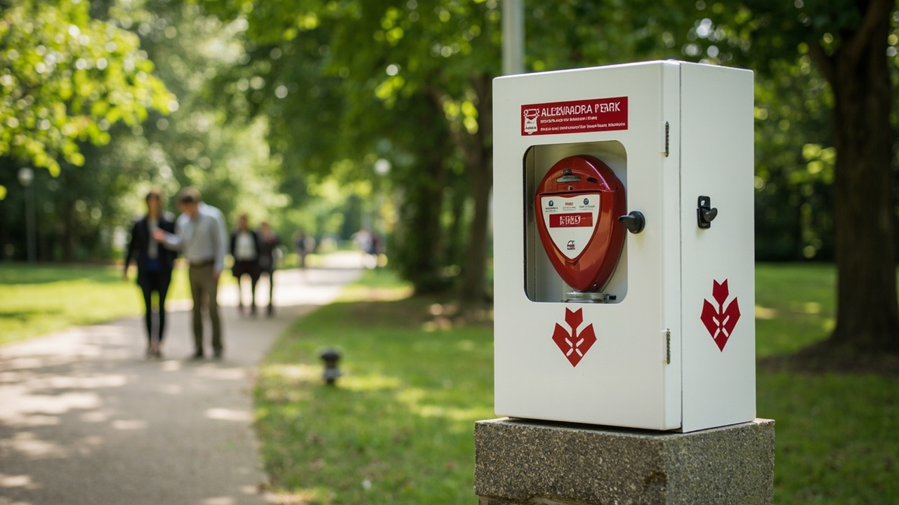 Alexandra Park installs fifth defibrillator after emergencies